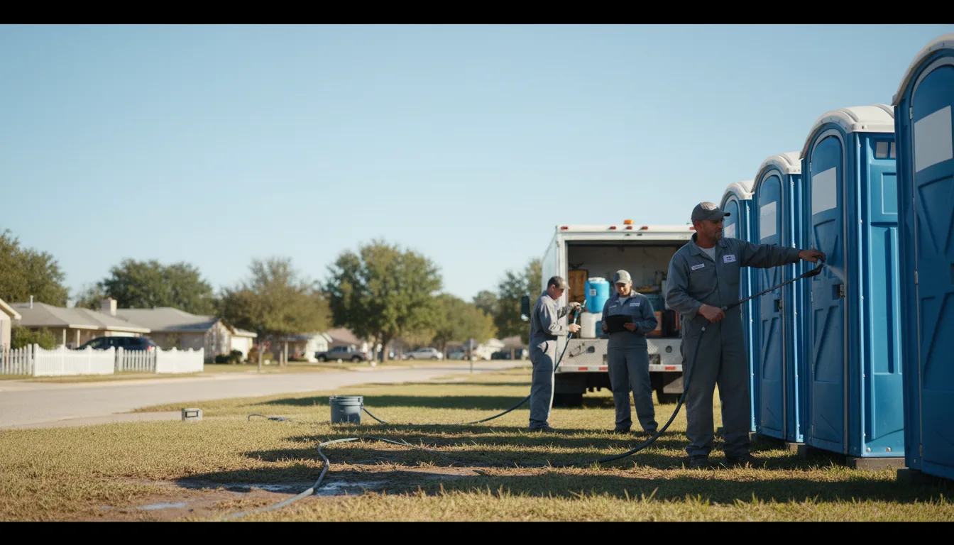 Long-Term Portable Toilet Rental in Ohio near me